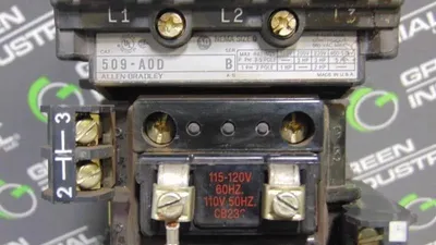 Allen Bradley 509-AOD NEMA Size 0 Motor Starter 115-120V Coil Used