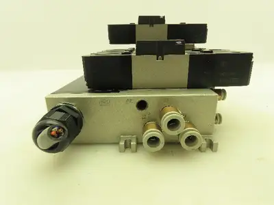 SMC VV5FS2 Plug-In 6-Station Manifold Control Unit VFS2000 Solenoid Valve Bank