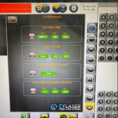 2019 CYMS CY LASER CY2D LM3015 Laser Combo Punches | Silverlight CNC, Inc (2)