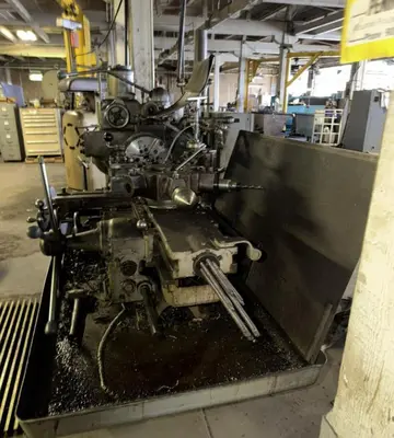 WARNER & SWASEY NO. 4 TURRET LATHE. STOCK # 0545726