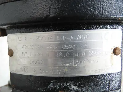 Grundfos LP 80-125/114 A-F-A-AUUE 3" In-Line Circulator Pump 250gpm 4kw 460V 3PH