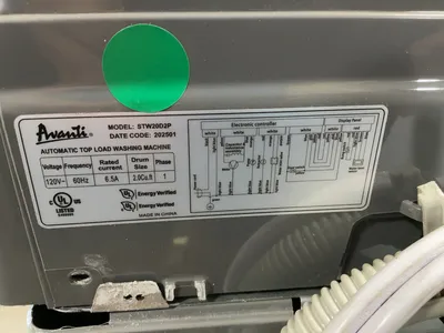 Used AVANTI STW20D2P Washers Michigan US | Miedema Asset Management Group #1340988