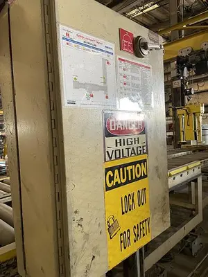 72" OD x 10,000 Lbs. Banding Line