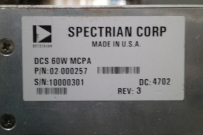 USED SPECTRIAN DCA 60W MCPA