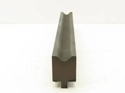 Press Brake Die 19-7/8" L 3/4" Round U Bend 1-1/8" W 3/8" D 2-1/4" H 1/2" Tang