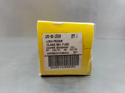 Used Cooper Bussmann LPS-RK-150SP Low-Peak Class RK1 Fuse. Fuses South Carolina US | Palmetto Automation #1511033