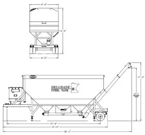 Belgrade 375 BARREL Low Profile Portable, Silos | Iron Listing (2)
