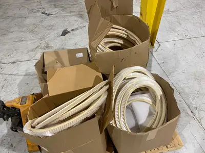 USED TANIS BRUSH V-BELT 1' X 1.614" OAT X .022" L NN X STAPLED
