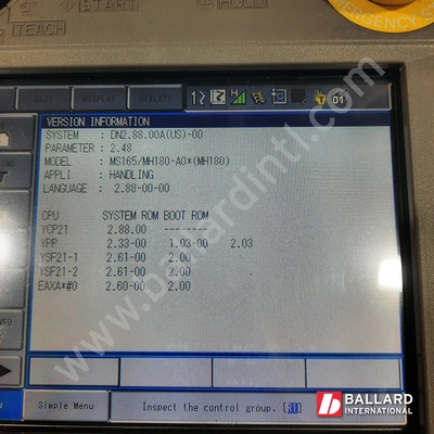 YASKAWA Motoman MH180 Robot System w/ DX200 Controller