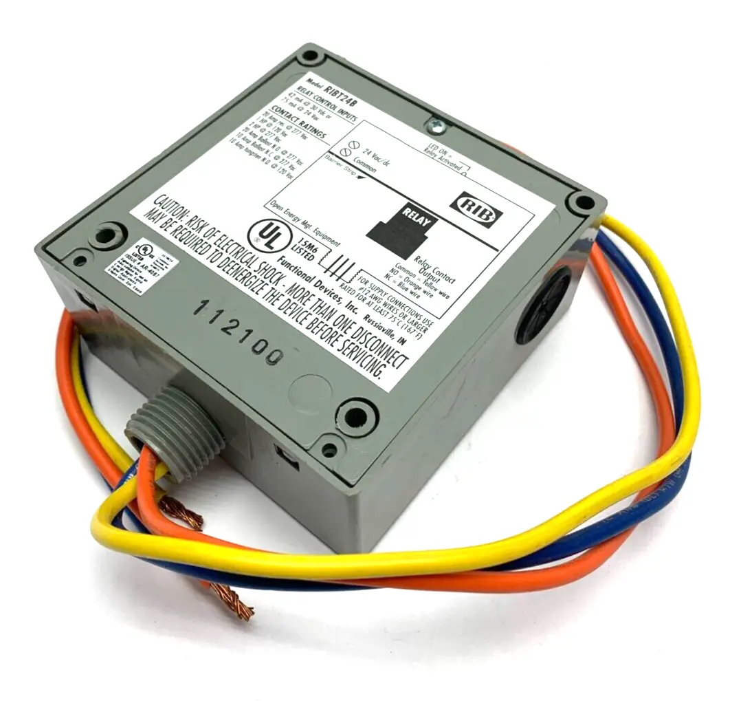 Functional Devices RIBT24B Power Relay SPDT 20A 24V NEMA 1