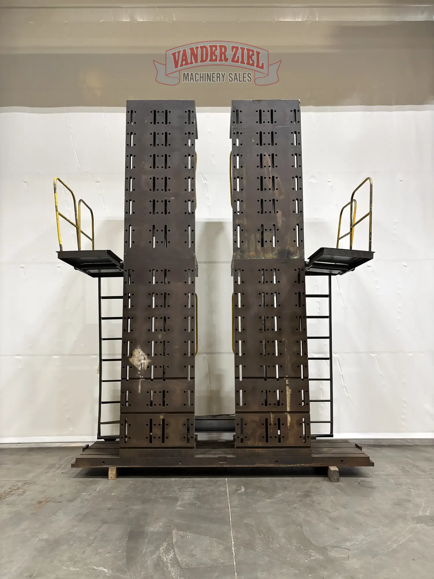 180" x 36" x 36" Giddings & Lewis Angle Plate, Pair