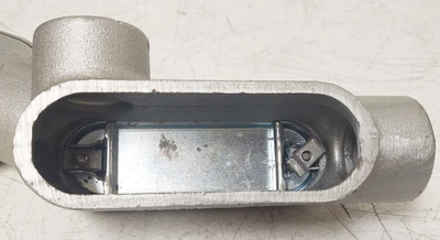 🔥 (2) Eaton Crouse-Hinds L37 1” Form 7 Condulet Conduit Body W/ Covers