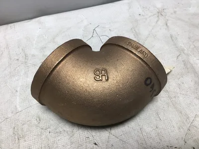 3” FNPT Threaded Brass Elbow Pipe Fitting 90°