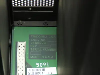 Triconex 7400028-100 Power Supply PLC Card Rack 15 Slot Chassis Low Density