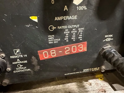 MILLER ECONOTIG 150AMP TIG/STICK WELDER CC