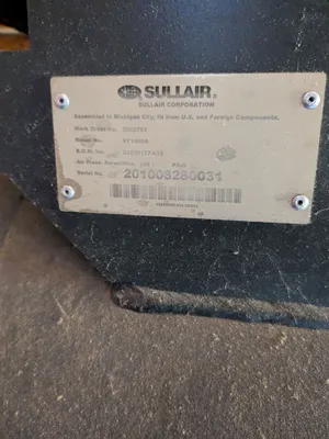 USED 2008 SULLAIR SHOPTEK ST1500