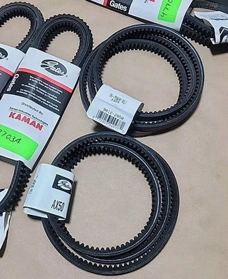*NEW SURPLUS* [10] Gates AX50 Tri-Power V Belt 1/2" Wide x 52" Long + Warranty!