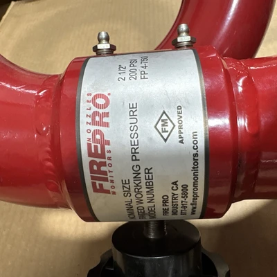 *NEW* FirePro FP 4-750 Permanent Mount Monitor Size: 2-1/2” 200PSI