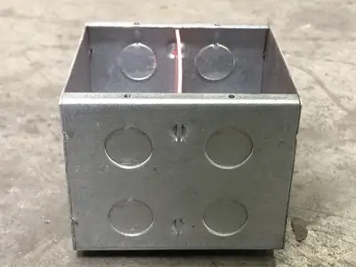 2-Gang Masonry Box 4.5x4"