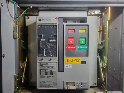 Low Voltage PDC / Switchgear Section, (2) 4000A, (5) 1200A, (1) 800A Magnum DS Breakers, 600V 3PH