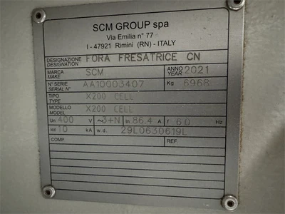 Used 2021 MORBIDELLI (SCM) X200 CELL CNC Routers Arizona US | MachineryMax #1320469
