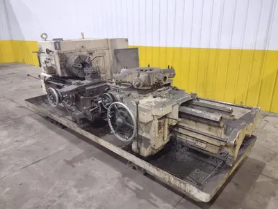 #2A WARNER & SWASEY MODEL #M-3470 TURRET LATHE WITH CROSS SLIDING TURRET, 4.75" HOLE: YOBRO #24548