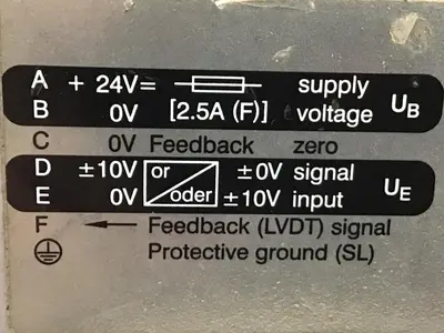 USED REXROTH 4WRPE10KB00L20/G24K0/A1M845