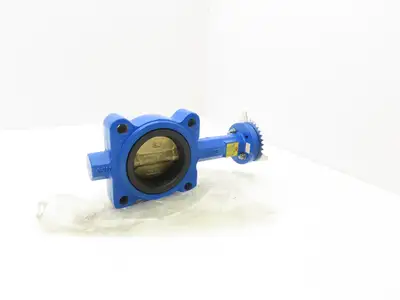 C&C Industries B148-GRC Butterfly Valve 3" Stainless Disc 200 PSI A536 DN80