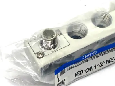 SY70M-27-1-WO-03N | SMC  Solenoid Valve Subplate - New