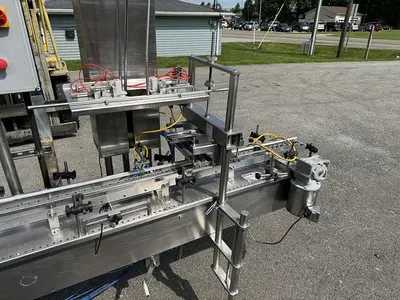 USED CINTROL GMC CUP, TUB AND TRAY FILLING AND LIDDING LINE FDS1500