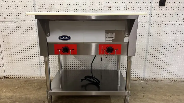 Used Cook Rite Used CookRite CSTEA-2C, 30" Electric Steam Table, 2 Pan Capacity - 120V - GC Steam Tables (Food) Illinois US | Falcon Restaurant Supply #1373500