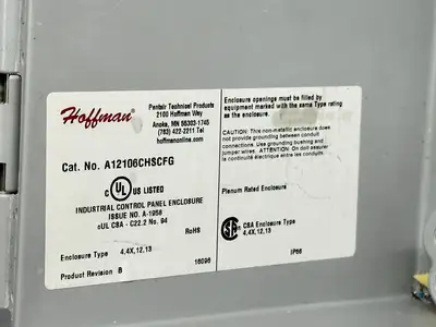 A12106CHSCFG | Hoffman  Electrical Enclosure 6" x 12" x 10" - Used