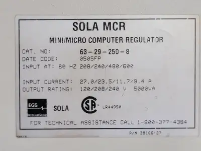 USED SOLA 63-29-250-8