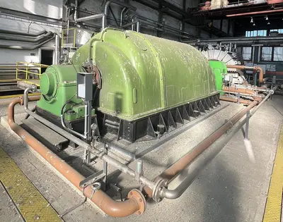 USED ŠKODA STEAM TURBINE