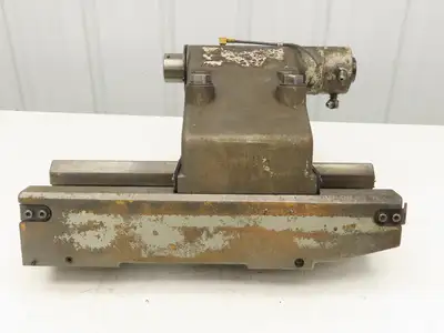 Yamazaki Mazak QT-8 Quick Turn 8 CNC Lathe Tailstock With Bed Rails