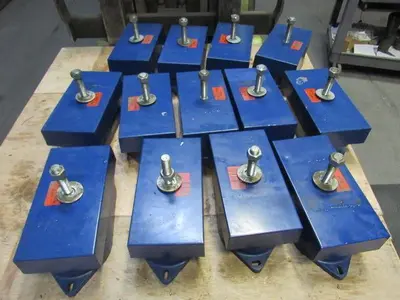 G+H Schallschutz FN2-N7 Vi Avibrator Spring Unit Machine Feet Lot of 13