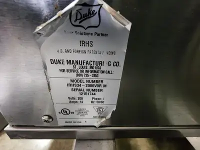 Used JS Used Duke IRHS34-2086V0R M Pass Thru Heated Food Warmer Holding Cabinet - JS Hot Food Warming, Holding, & Transport Cabinets Illinois US | Falcon Restaurant Supply #1376674