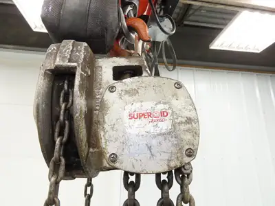 Coffing Superoid 2 Ton 4000Lb Manual Chain Fall Hand Hoist 12' 9" Lift