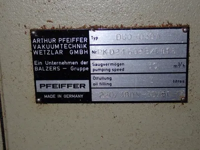 Used PFEIFFER DUO 03A Pumps Ohio US | HGR 24 #938159
