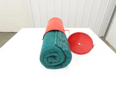 Cotton Goods Vintage Fite Rite Woolen Fire & First Aid Blanket With Cannister