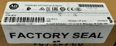 NEW SEALED ALLEN BRADLEY 1756-IB16 INPUT MODULE SER. A F/W: 3.004 1756IB16