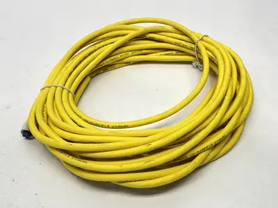 USED LUMBERG ACTUATOR SENSOR CABLE F M12 4-PIN 10M 600002578