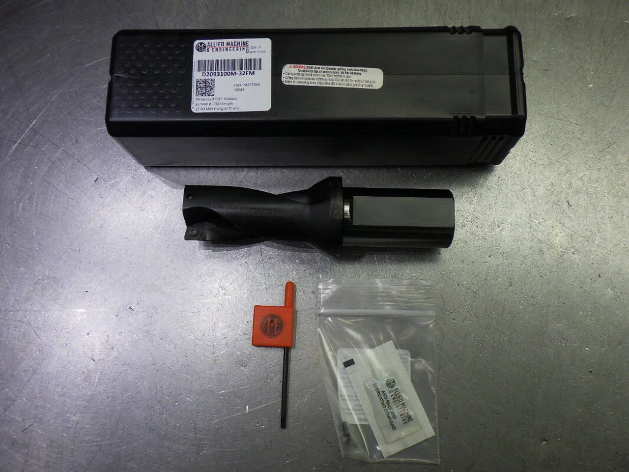 AMEC 4TEX 09 Series 31mm Coolant Thru Drill 32mm Shank D2093100M-32FM (LOC2136B)