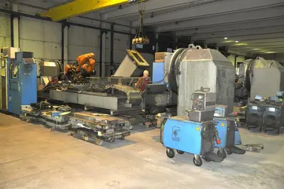 USED CLOOS ROMAT 310 WELDING UNIT FOR BIG PIECES