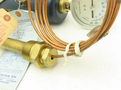 Trerice 91400 Temperature Regulator 1/2" Valve 8' Capillary Self Operating 165°F