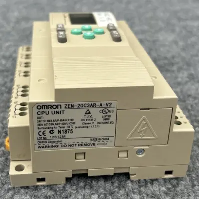 Used OMRON ZEN-20C3AR-A-V2 Programmable Logic Controllers California US | Davliegogo LLC #1707405