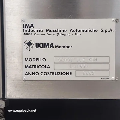 IMA LABELING MACHINE, Model Sensitive 350 # 2536