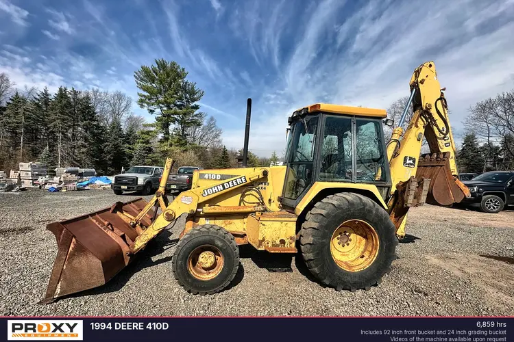 Used 1994 DEERE 410D Backhoe Loaders New Jersey US | Proxy Equipment #1388563