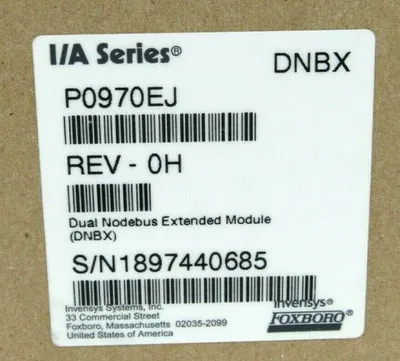 NEW FOXBORO FOXBORO P0970EJ DNBX DUAL NODEBUS