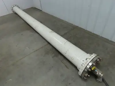 In-Line Multi-Stage Stainless Turbine Torpedo Pump 3" Inlet 40Hp 125GPM 15' Pipe